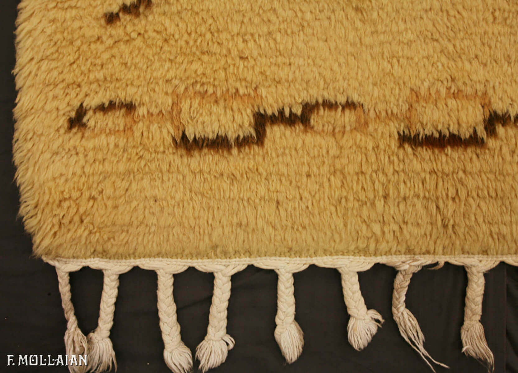 Semi-Antique Moroccan Marrakesh Carpet n°:98481644